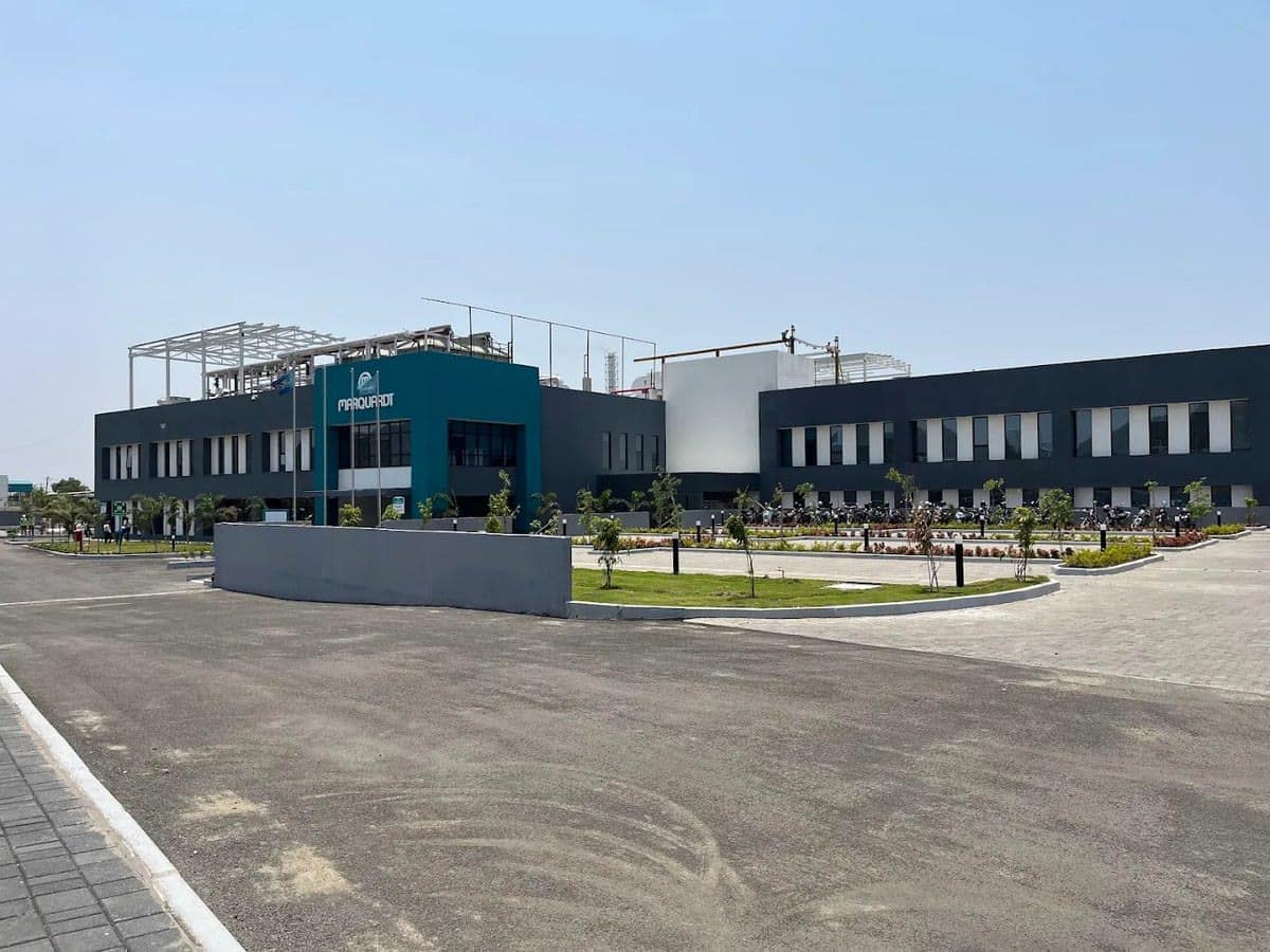 Industrial construction — factory exterior